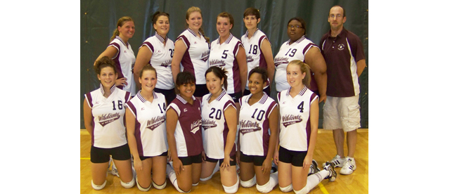 2009 Women's Volleyball Roster