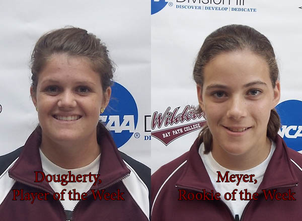 Dougherty and Meyer Named NECC Player and Rookie of the Week
