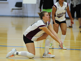 Bay Path Falls in Newbury, University of New England Tri-match