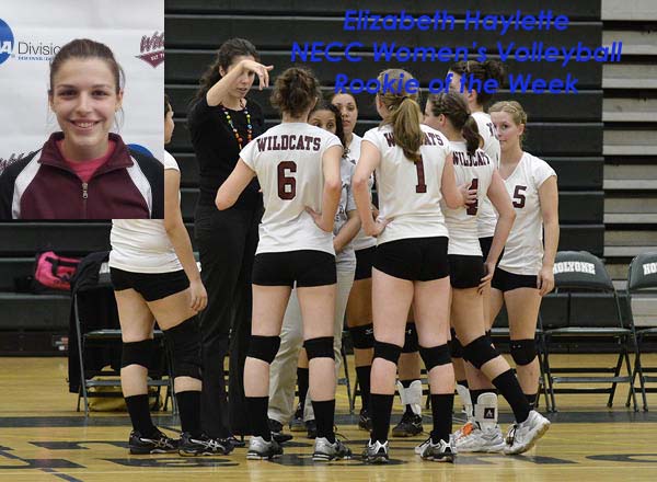 Haylette Named NECC Women's Volleyball Rookie of the Week