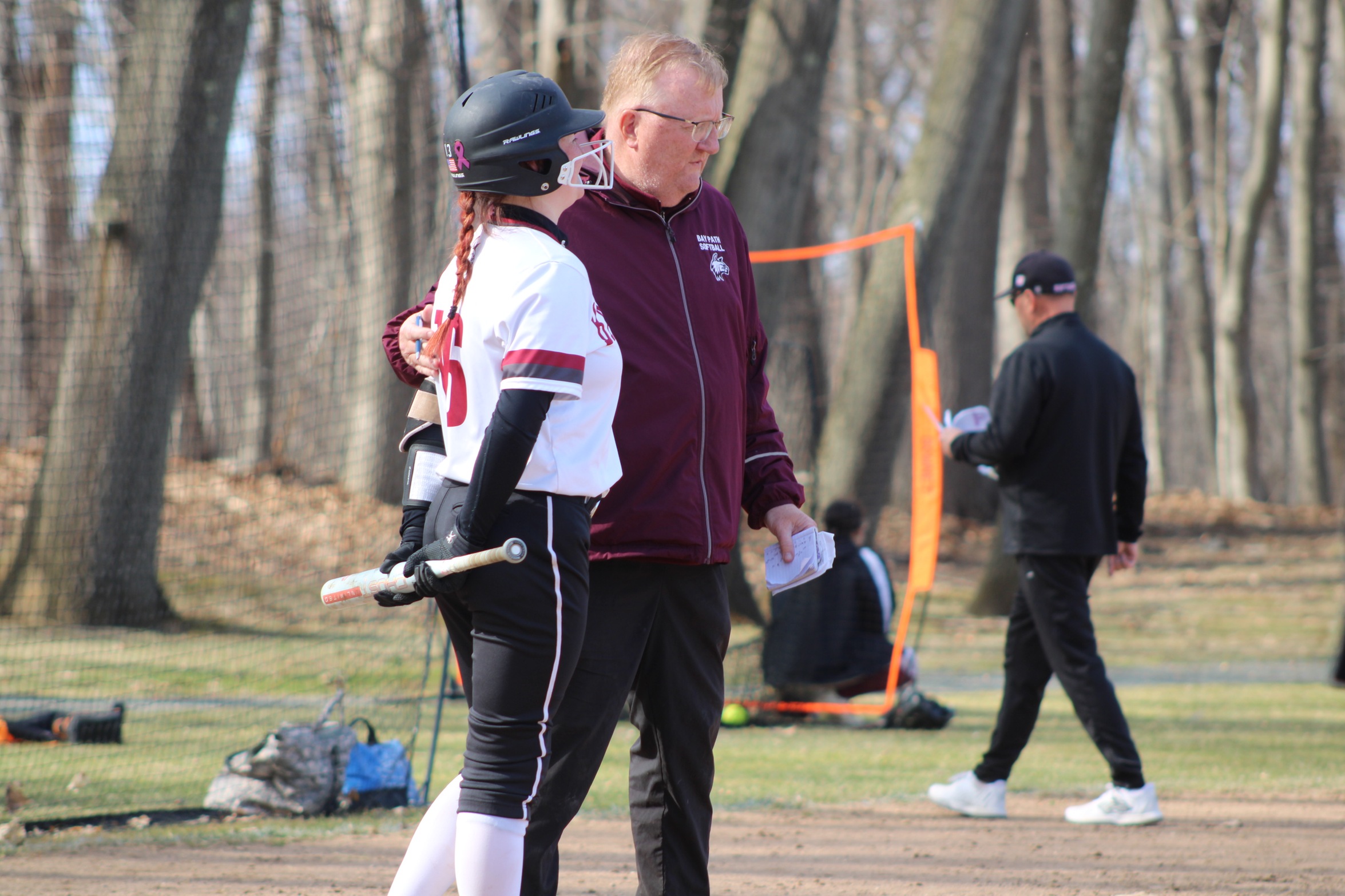 Bay Path Dominates Me.-Presque Isle with an 11-2 Victory