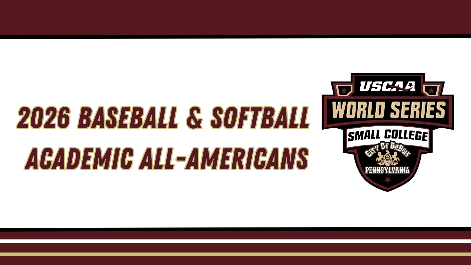 USCAA  Softball Student-Athletes Recognized with All-American Academic Awards