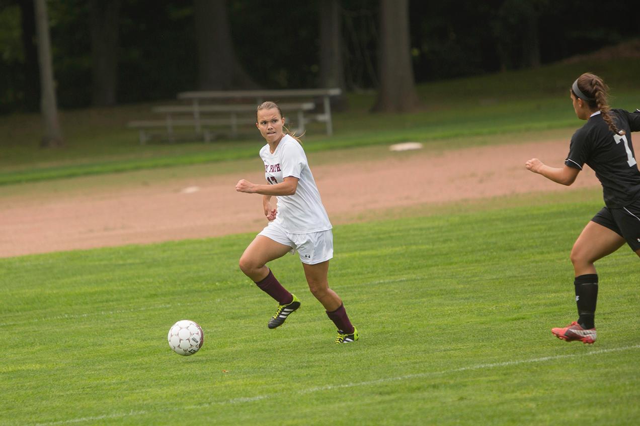 Helming Nets Hat Trick for 7-0 Shutout of Wheelock