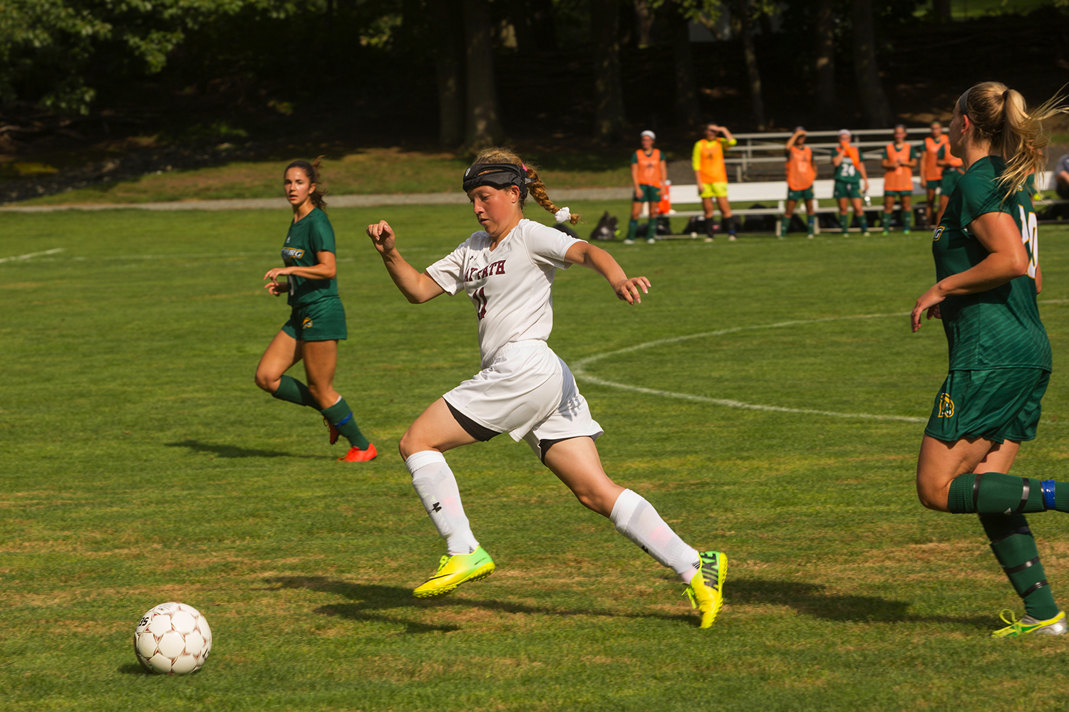 Ruiz Jolts Wildcats to 11-0 Shut-Out of Pine Manor