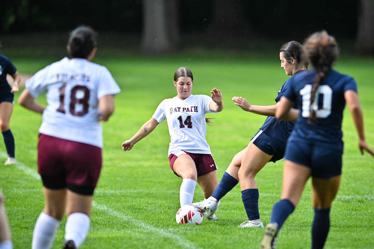 Bay Path Loses to VTSU-Randoplh in USCAA Soccer Action.