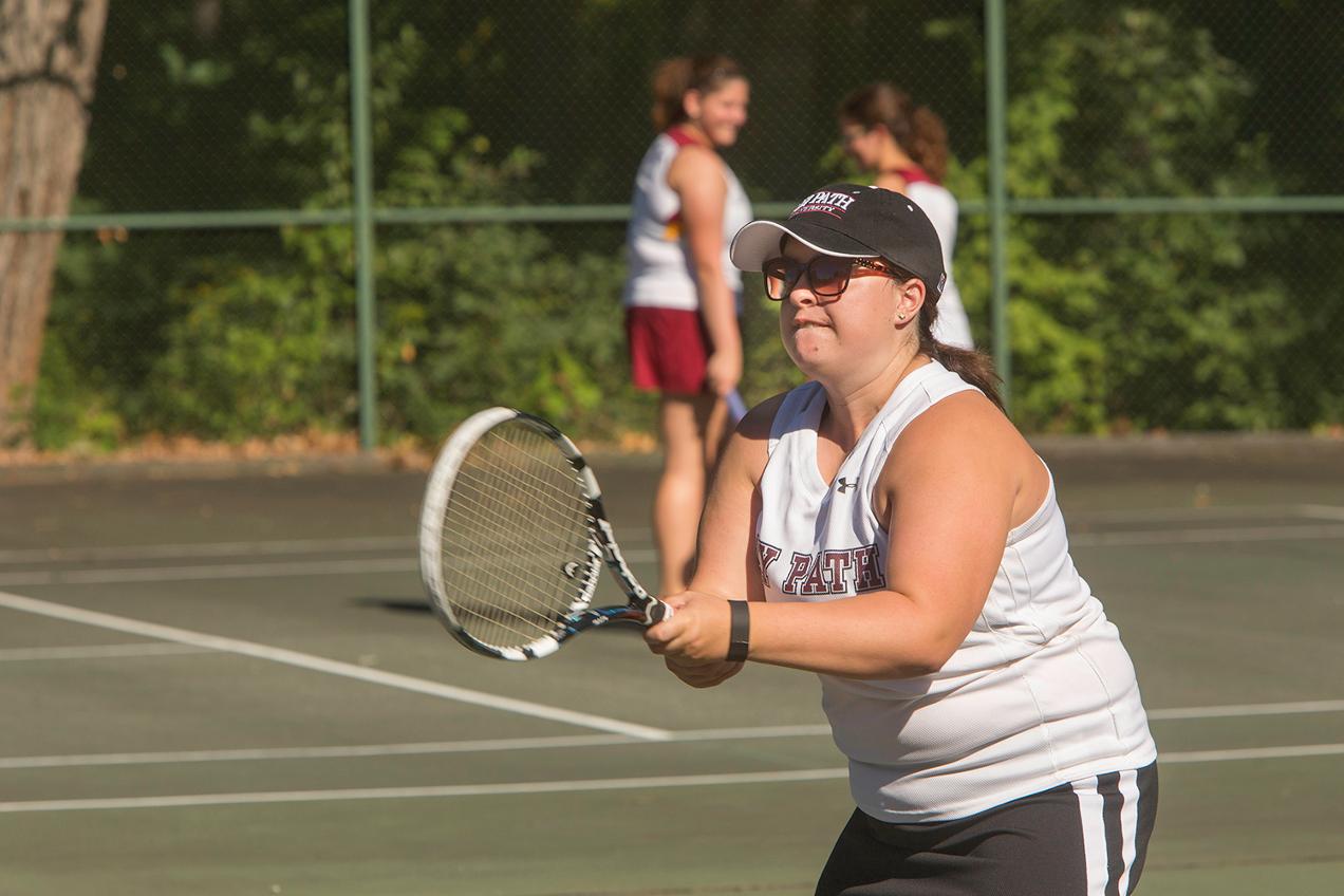 Bay Path shuts out Newbury 9-0 in NECC Tennis